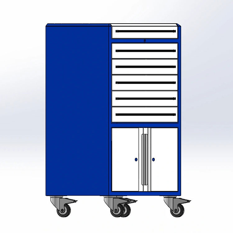 Metal Wheel Tool Cabinet