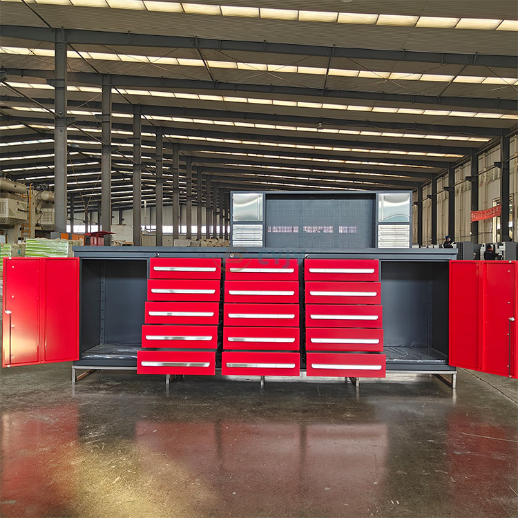 Steel 15 Drawer Workbench