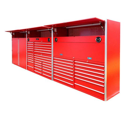 Blue Garage Cabinet Combination