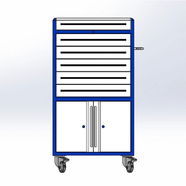 Metal Wheel Tool Cabinet