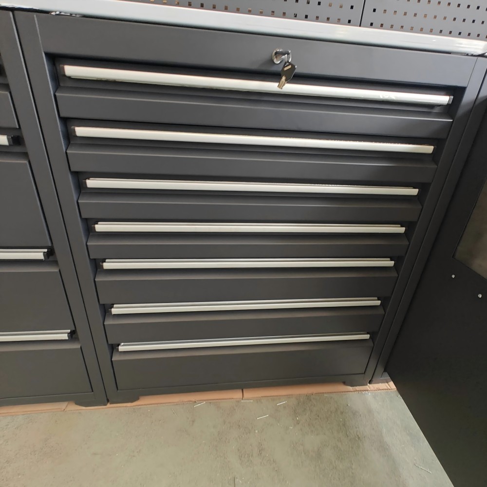 Large metal combination tool cabinet