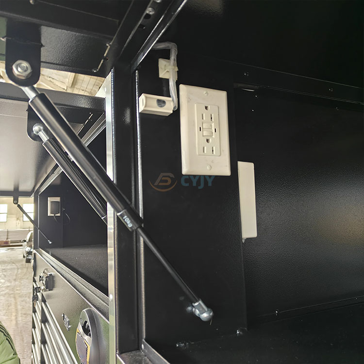 Black Spray Painted Heavy duty Tool Cabinet