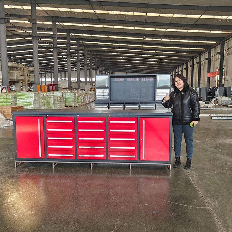 Steel 15 Drawer Workbench
