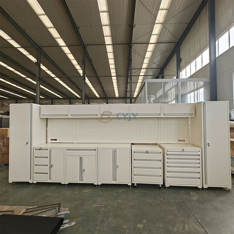 White Heavy duty Garage Cabinet