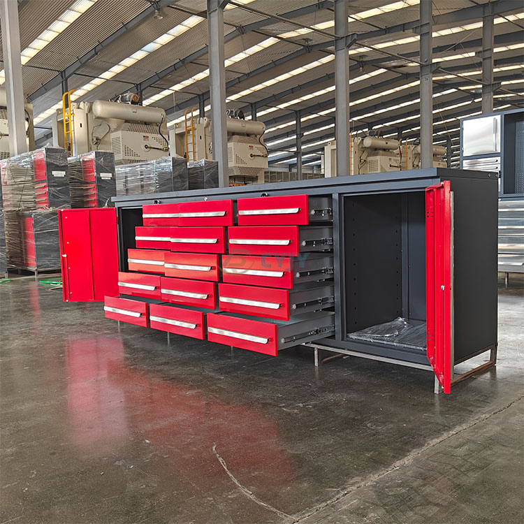 Steel 15 Drawer Workbench