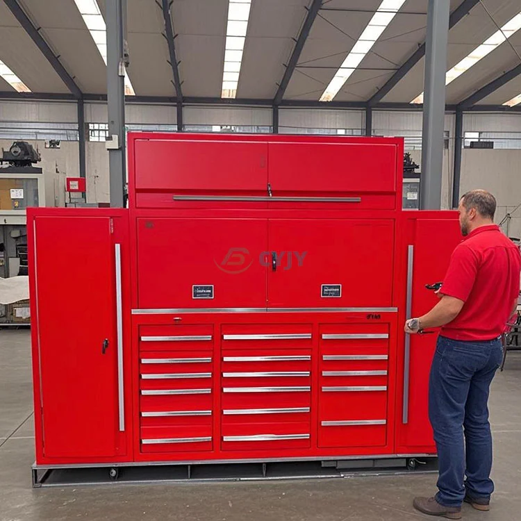 Red Garage Tool Cabinet
