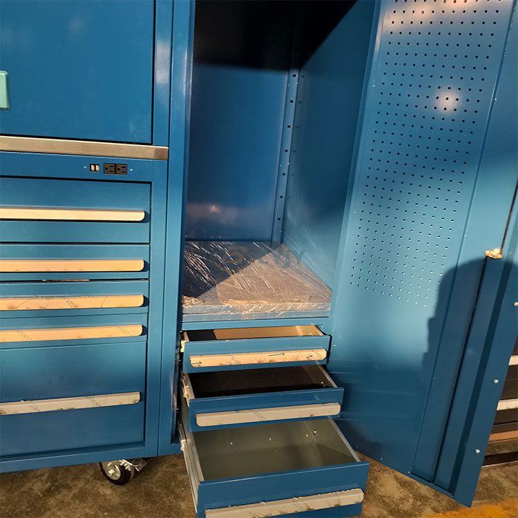 Blue Metal Tool Cabinet