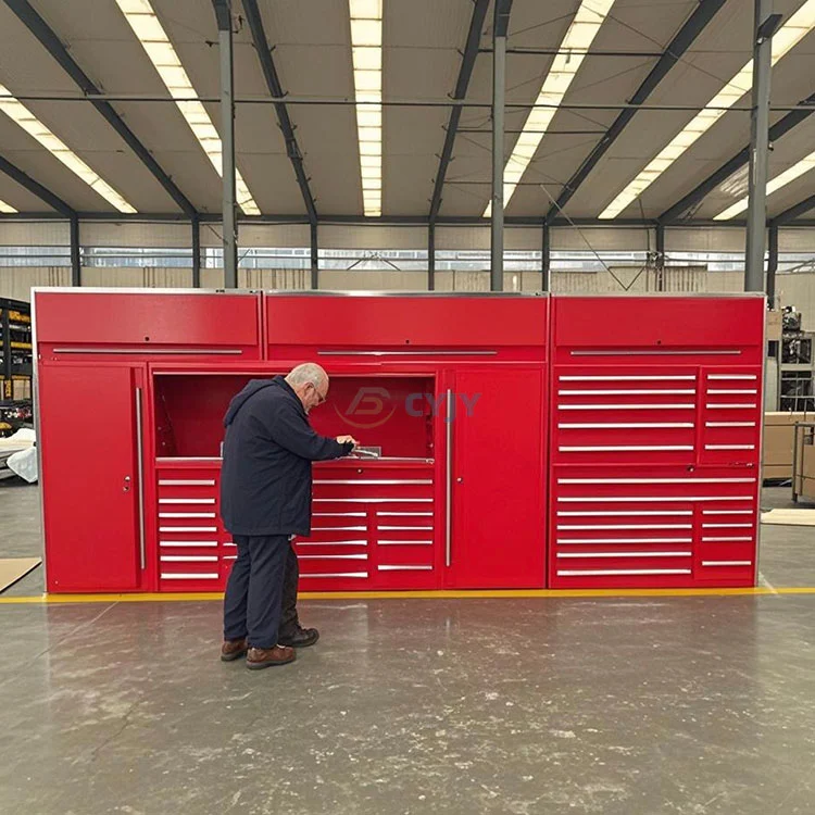 Red Tool Combination Cabinet