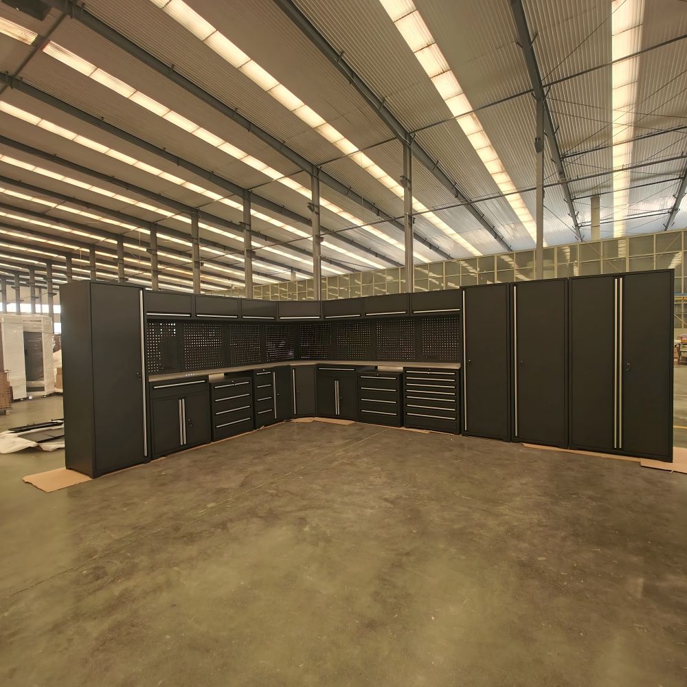 Large metal combination tool cabinet