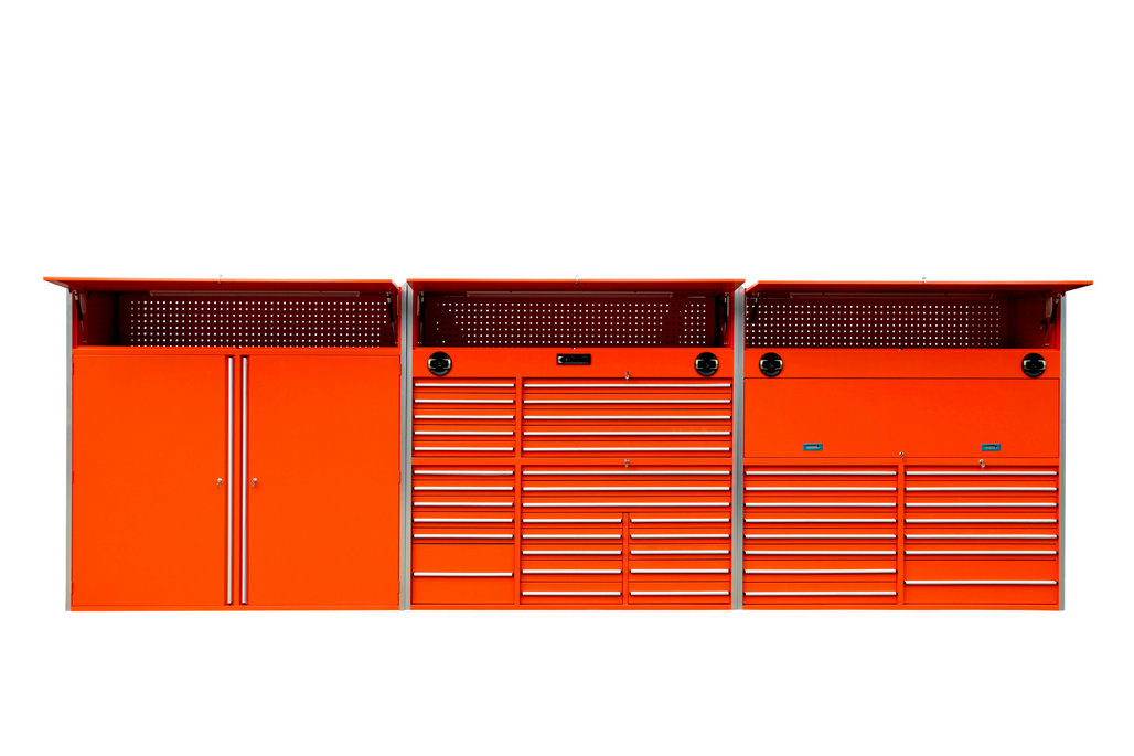 Blue Garage Cabinet Combination