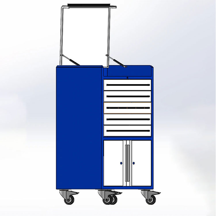 Metal Wheel Tool Cabinet