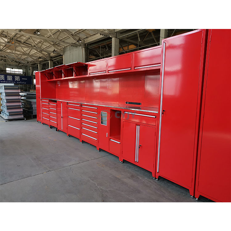 Red Tool Garage Cabinet