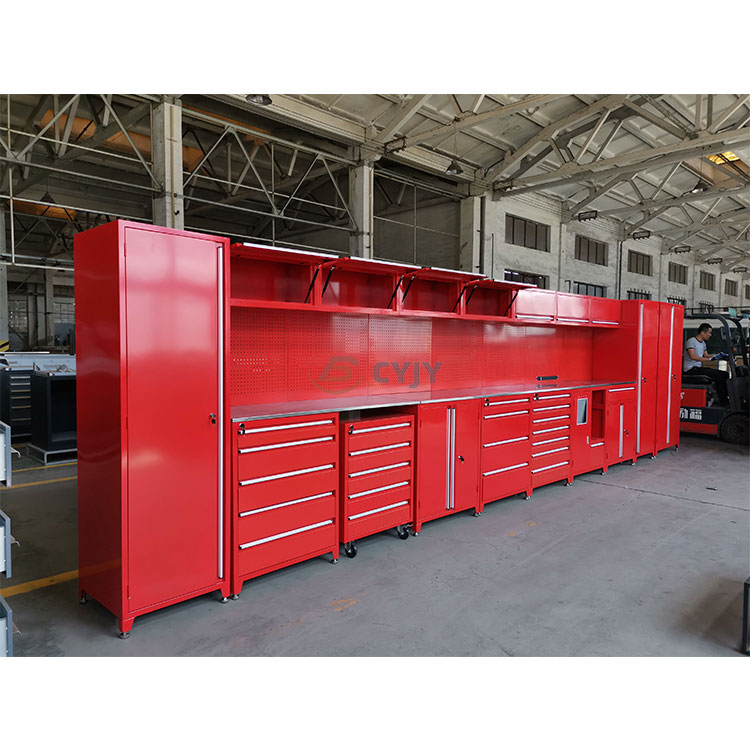 Red Tool Garage Cabinet