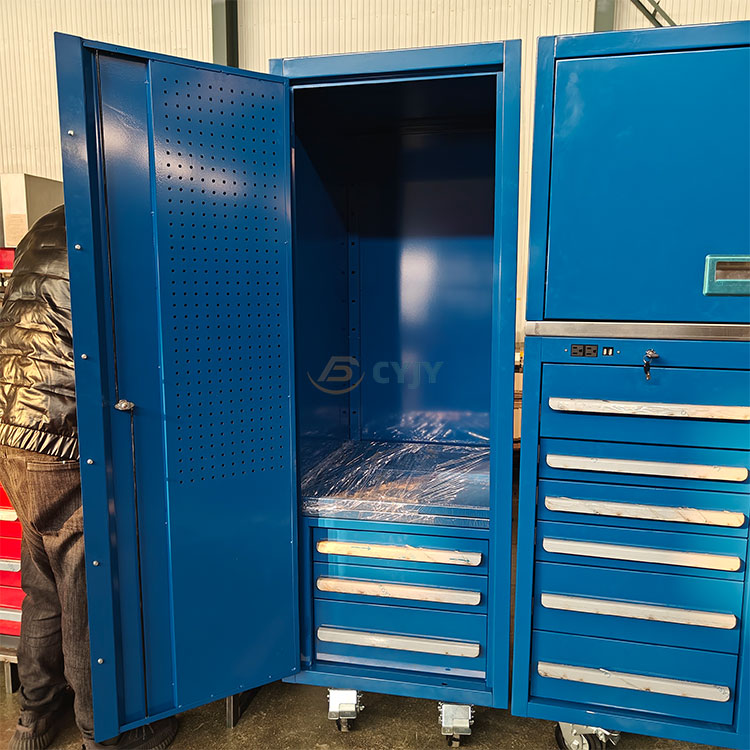 Blue Metal Tool Cabinet
