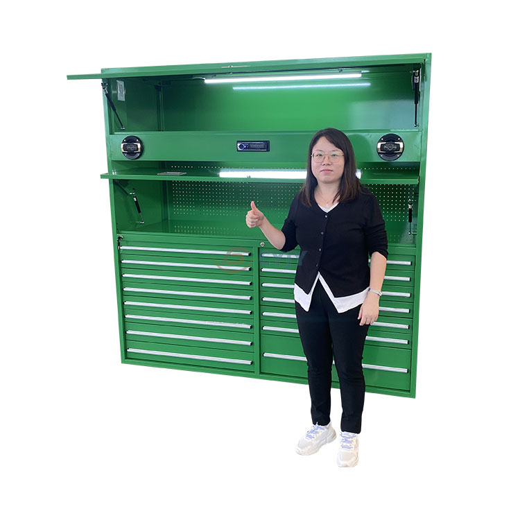 Green Metal Tool Cabinet