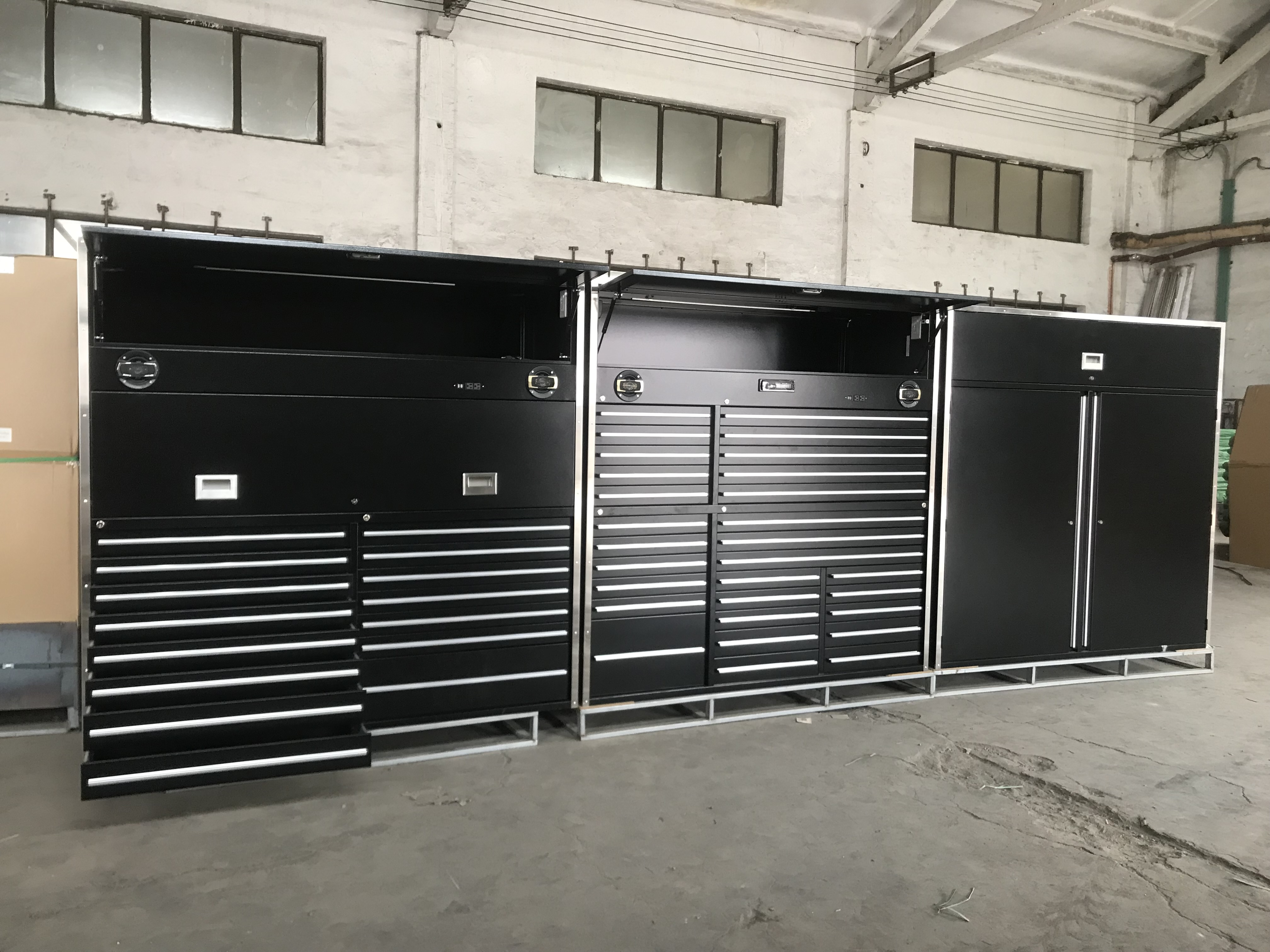 Blue Garage Cabinet Combination