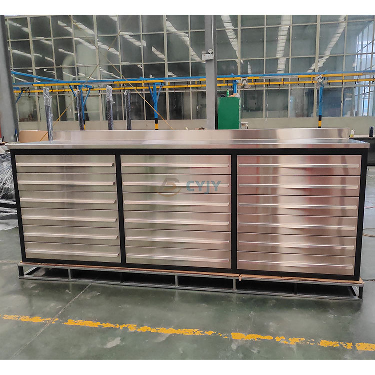 Stainless Steel Workbench With Drawers