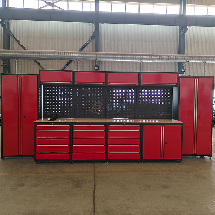 Wood Countertop Garage Cabinet Combination