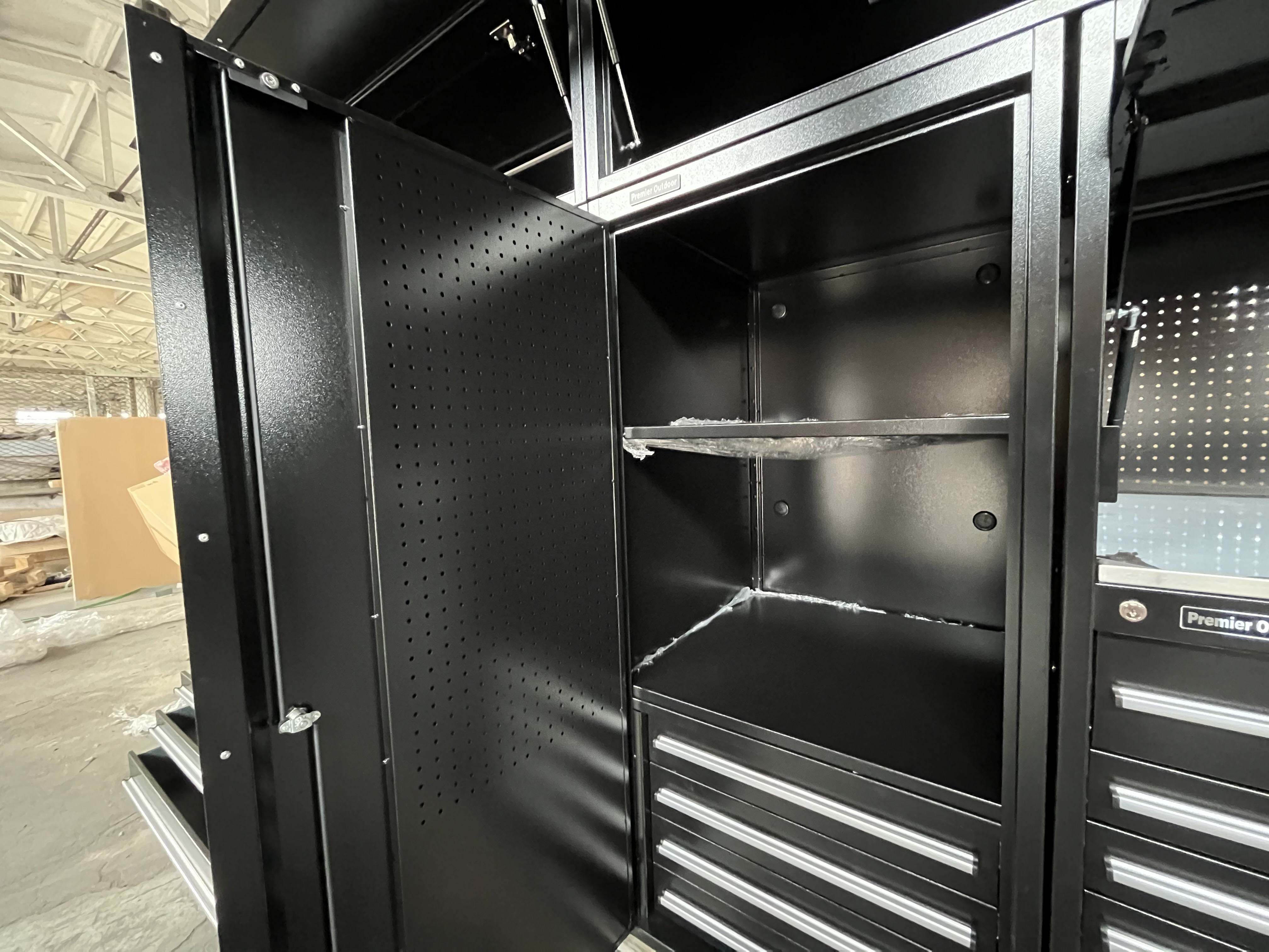 Black Tool Garage Cabinet