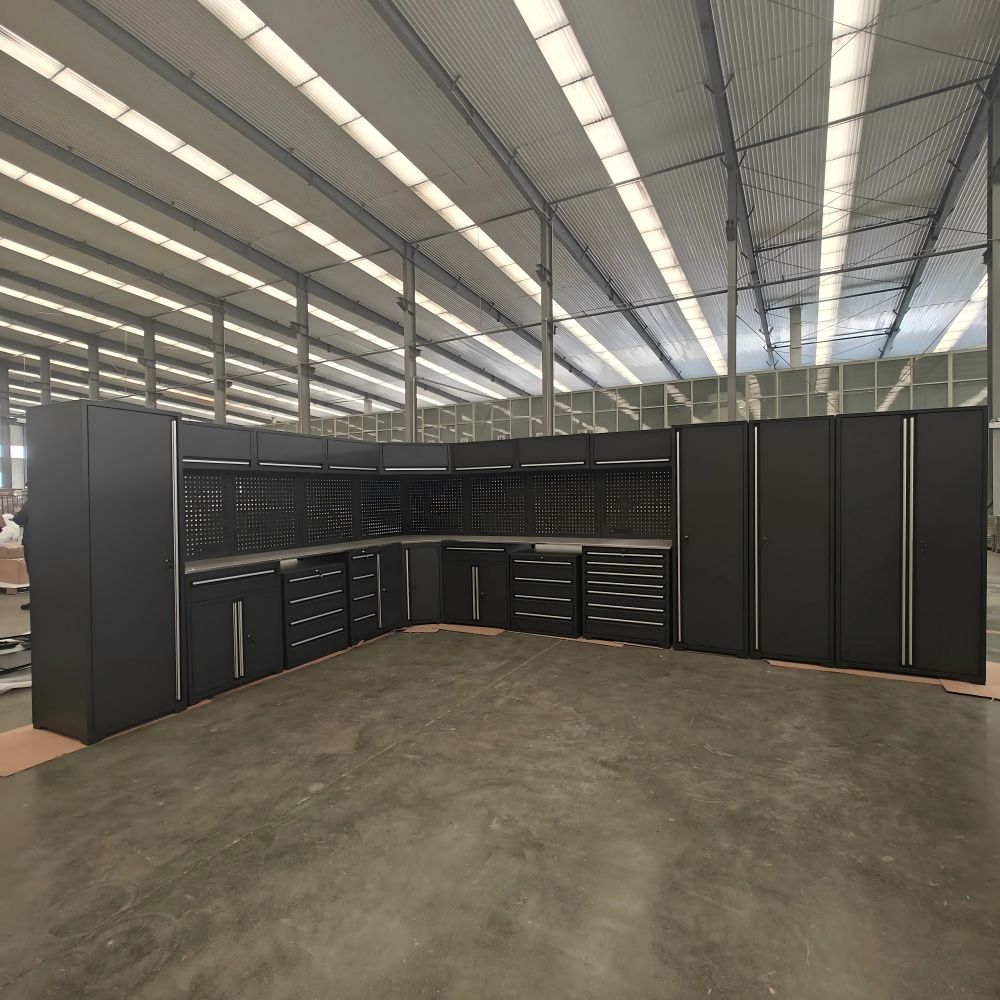 Large metal combination tool cabinet