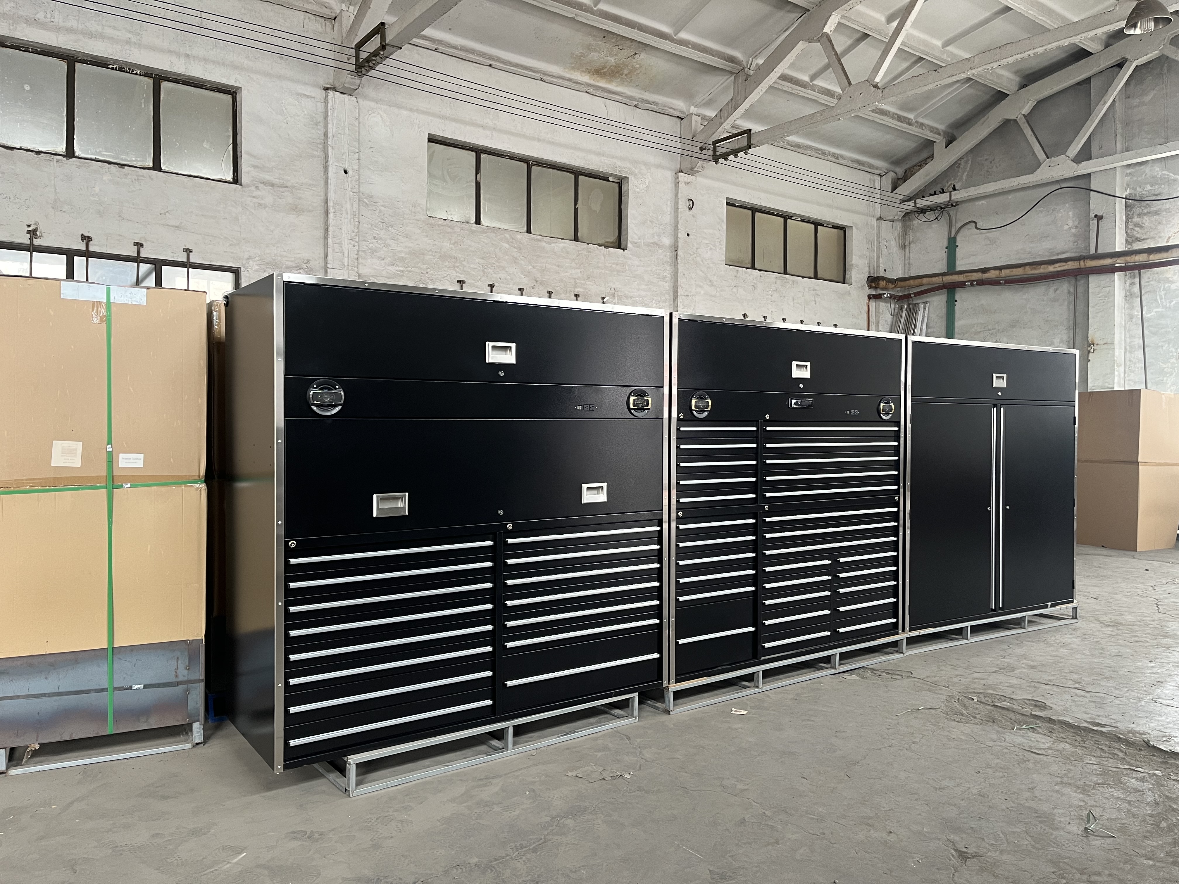 Black Tool Garage Cabinet