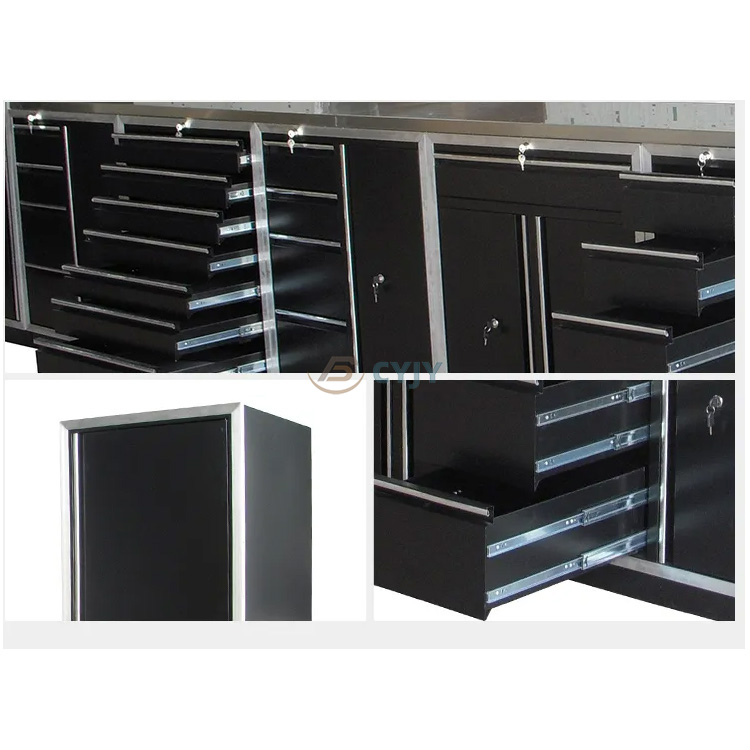 Stamped Heavy Metal Garage Cabinets