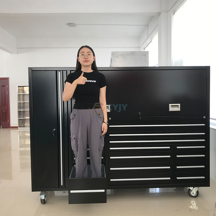 Black Rolling Tool Cabinet