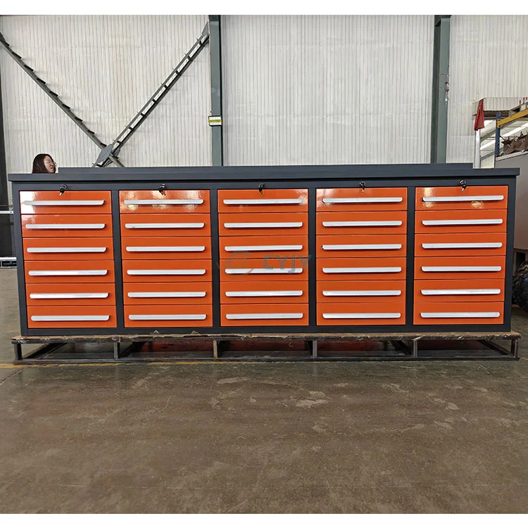 Orange 30 Drawer Workbench