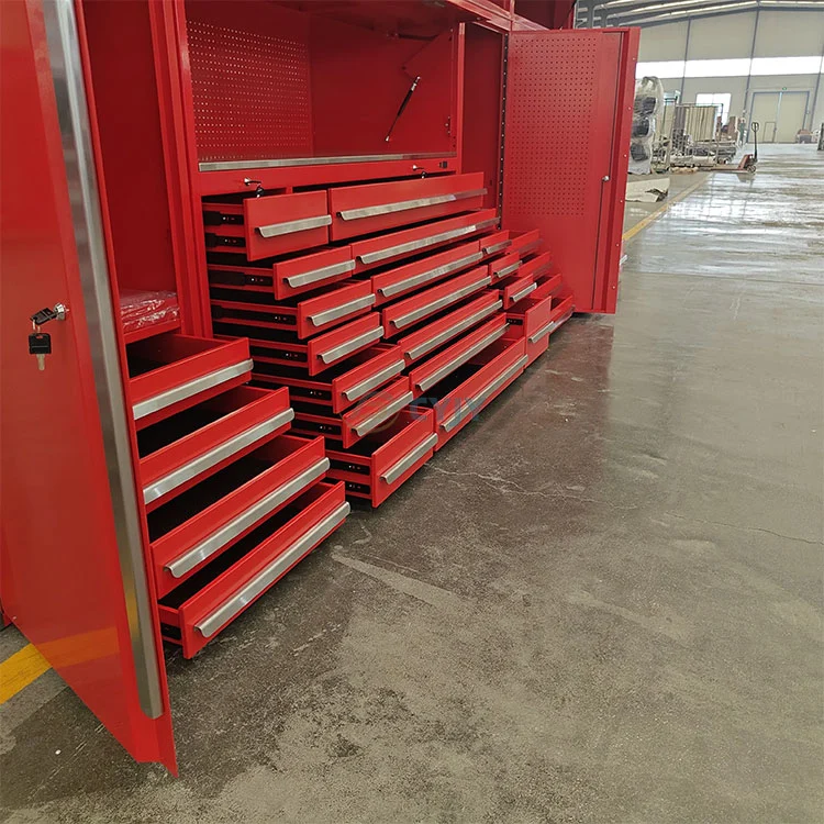 Red Tool Combination Cabinet