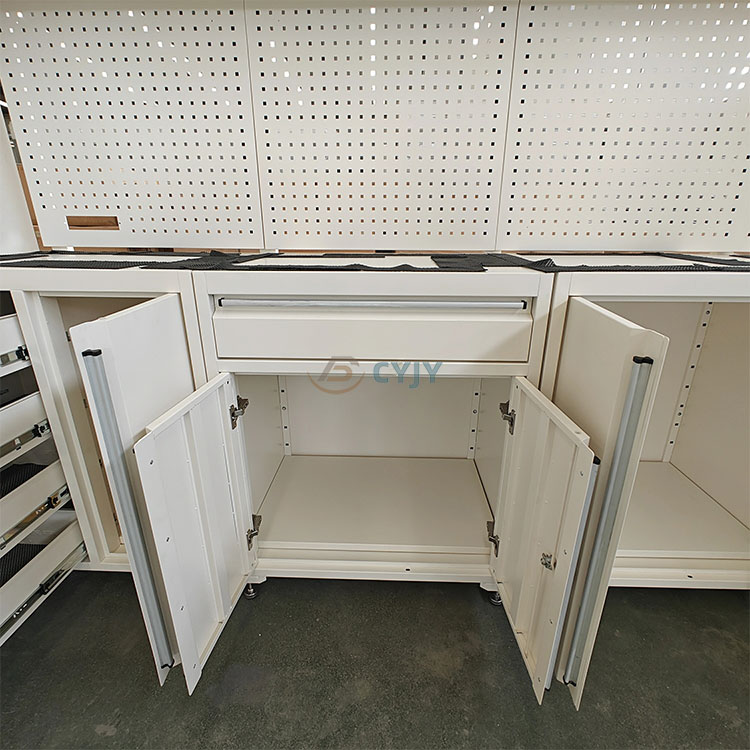 White Heavy duty Garage Cabinet