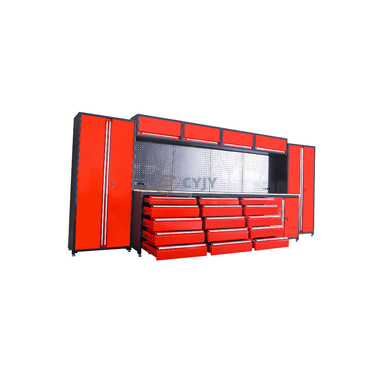 Wood Countertop Garage Cabinet Combination