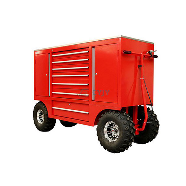 Multi Drawer Partitioned Tool Pit Cart
