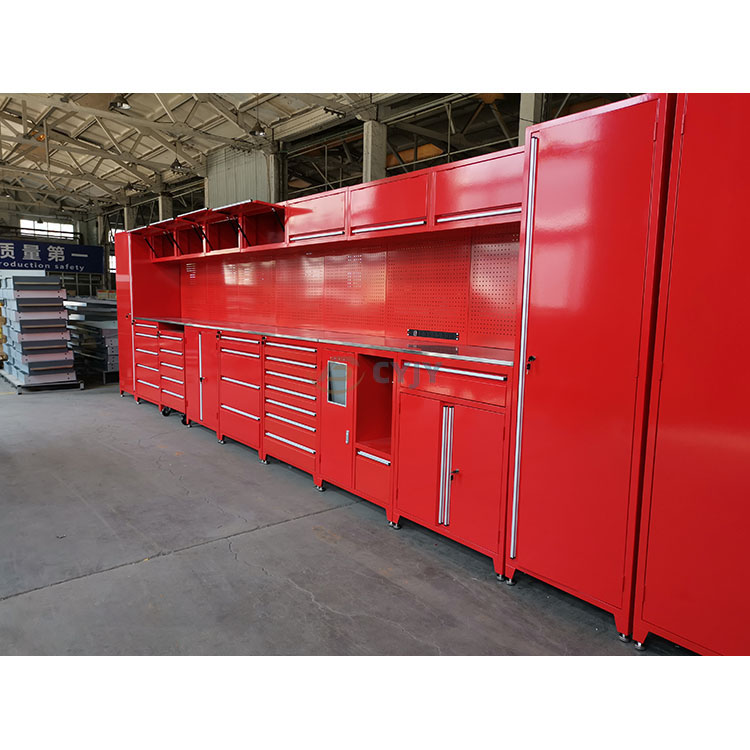 Heavy Duty Painted Metal Garage Cabinets