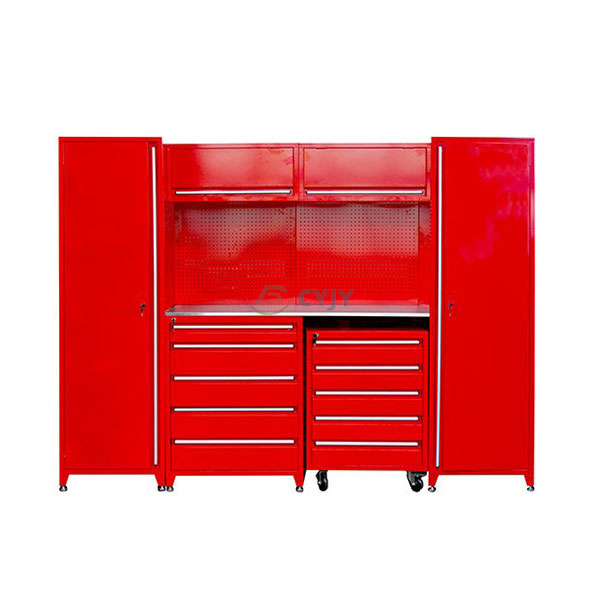Red Tool Garage Cabinet