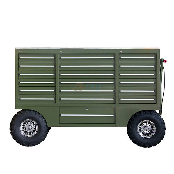 Multi-layer Drawer Tool Cabinet Pit Cart