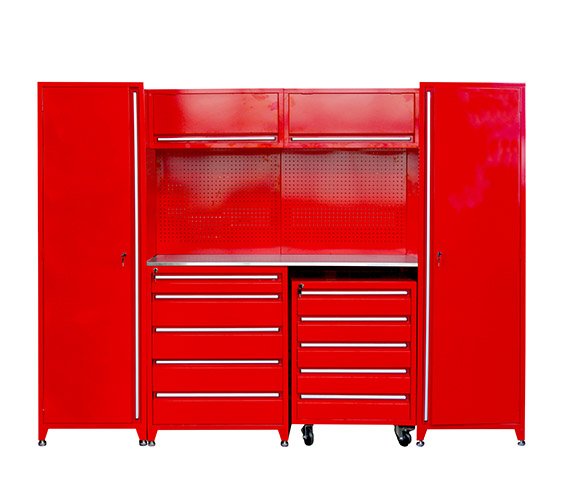 Spraying Heavy Duty Garage Storage System