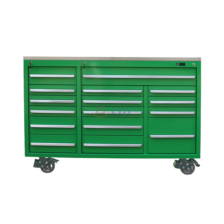 72 Inch Painted Tool Cabinet