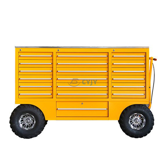 Multi-layer Drawer Tool Cabinet Pit Cart
