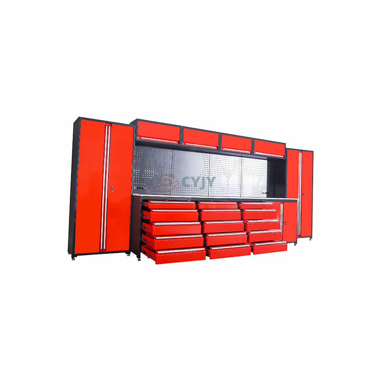 Red Multi-functional Cabinet